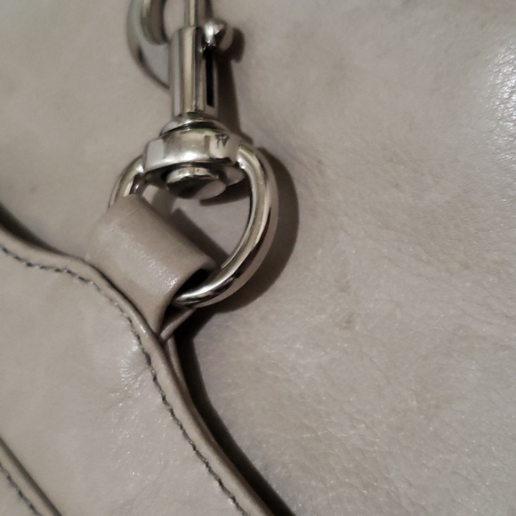 Rebecca Minkkoff mini MAC gray leather crossbody bag - Picture 8 of 8